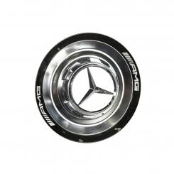 Tapacubos AMG/anilla color plata/logotipo negro