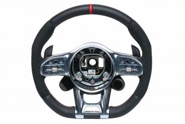 Volante de microfibra/cuero 