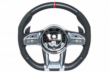 Volante de microfibra/cuero 