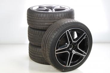 Juego de ruedas completas AMG de aluminio de 18 pulgadas Cla 