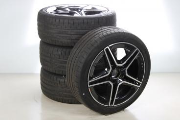 Juego de ruedas completas AMG de aluminio de 18 pulgadas Cla 