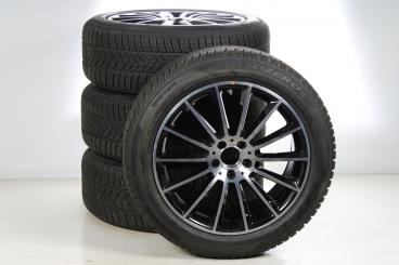 Juego completo de ruedas de invierno de aleación de 19 pulgadas con neumáticos Pirelli para CLA 118, original Mercedes-AMG