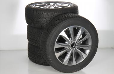 Juego completo de ruedas de invierno de aleación de 20 pulgadas con neumáticos Pirelli para GL-/Clase GLS X166, original Mercedes-Benz