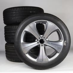Juego completo de ruedas de verano de aleación de 21 pulgadas con neumáticos Pirelli para GL-/Clase GLS X167, original Mercedes-Benz