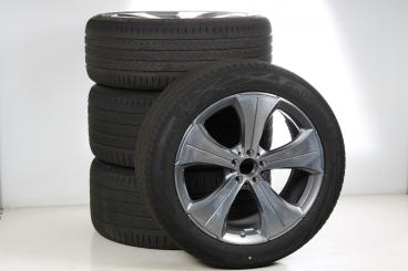 Juego completo de ruedas de verano de aleación de 21 pulgadas con neumáticos Continental para GL-/Clase GLS X167, original Mercedes-Benz