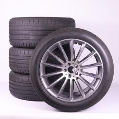 Juego de ruedas completas AMG de aluminio de 21 pulgadas Cla 
