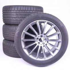 Juego de ruedas completas AMG de aluminio de 21 pulgadas Cla 