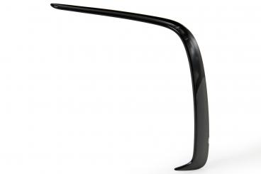 Cubierta parachoques negro spoiler lateral, detrás, derecha 
