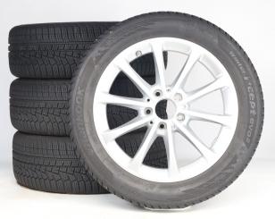 Juego completo de ruedas de invierno de aleación de 17 pulgadas con neumáticos Hankook para Clase B 247, CLA 118 y otros, original Mercedes-Benz