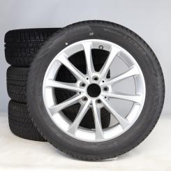 Juego completo de ruedas de invierno de aleación de 17 pulgadas con neumáticos Hankook para Clase B 247, CLA 118 y otros, original Mercedes-Benz