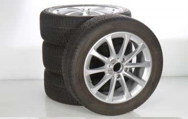 Juego completo de ruedas de invierno de aleación de 17 pulgadas con neumáticos Hankook para CLA 118, CLA ShootingBrake X118 y otros, original Mercedes-Benz