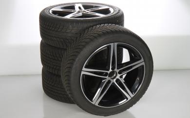 Juego completo de ruedas de invierno de aleación de 18 pulgadas con neumáticos Bridgestone para Clase A 177, CLA ShootingBrake X118 y otros, original Mercedes-Benz