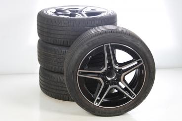 Juego de ruedas completas AMG de aluminio de 18 pulgadas Cla 