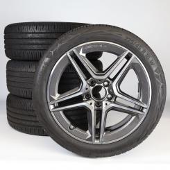 Juego completo de ruedas de verano de aleación de 18 pulgadas con neumáticos Continental para Clase A 177, CLA ShootingBrake X118 y otros, original Mercedes-AMG