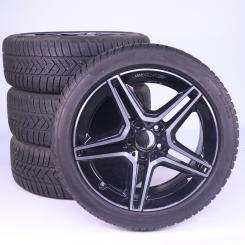 Juego de ruedas completas AMG, aluminio de 18 pulgadas, Clas 