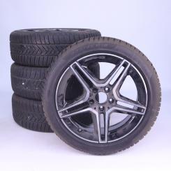 Juego de ruedas completas AMG, aluminio de 18 pulgadas, Clas 