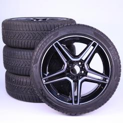 Juego de ruedas completas AMG, aluminio de 18 pulgadas, Clas 