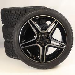 Juego completo de ruedas de invierno de aleación de 18 pulgadas con neumáticos Pirelli para CLA 118, Clase A 177 y otros, original Mercedes-AMG