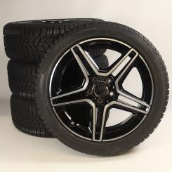 Juego completo de ruedas de invierno de aleación de 18 pulgadas con neumáticos Pirelli para CLA 118, Clase A 177 y otros, original Mercedes-AMG