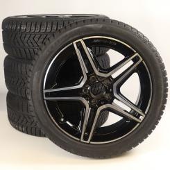 Juego completo de ruedas de invierno de aleación de 18 pulgadas con neumáticos Pirelli para CLA 118, Clase A 177 y otros, original Mercedes-AMG
