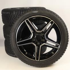 Juego completo de ruedas de invierno de aleación de 18 pulgadas con neumáticos Pirelli para CLA 118, Clase A 177 y otros, original Mercedes-AMG