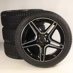 Juego completo de ruedas de invierno de aleación de 18 pulgadas con neumáticos Pirelli para CLA 118, Clase A 177 y otros, original Mercedes-AMG