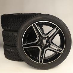 Juego completo de ruedas de invierno de aleación de 18 pulgadas con neumáticos Pirelli para CLA 118, Clase A 177 y otros, original Mercedes-AMG