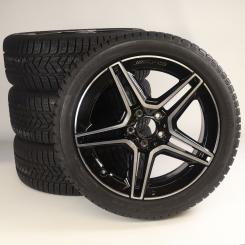 Juego completo de ruedas de invierno de aleación de 18 pulgadas con neumáticos Pirelli para CLA 118, Clase A 177 y otros, original Mercedes-AMG