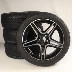 Juego completo de ruedas de invierno de aleación de 18 pulgadas con neumáticos Pirelli para CLA 118, Clase A 177 y otros, original Mercedes-AMG