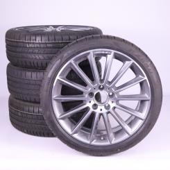 Juego de ruedas completas AMG de aluminio de 19 pulgadas Cla 