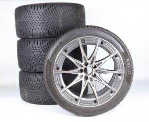 Juego completo de ruedas de invierno de aleación de 20 pulgadas con neumáticos Pirelli para AMG GT 192, original Mercedes-AMG