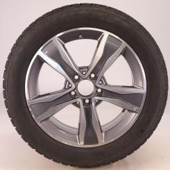 Wheel Package de invierno de aleación de 17 pulgadas con neumáticos Bridgestone para Clase C 205, original Mercedes-Benz