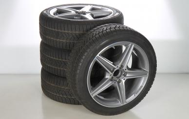 Juego de ruedas completas AMG de aluminio de 18 pulgadas PIR 