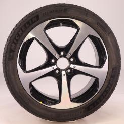 Rueda completa Alu Michelin/Pilot Alpin, 5 radios 
