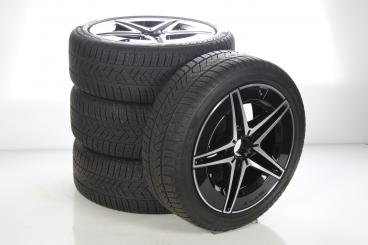 Juego de ruedas completas AMG de aluminio de 18 pulgadas PIR 