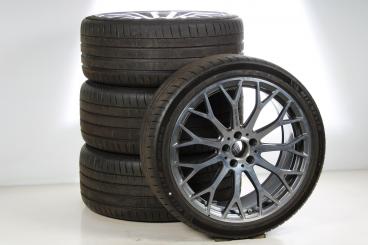 Juego completo de ruedas de verano de aleación de 20 pulgadas con neumáticos Michelin para Clase C 206, original Mercedes-AMG