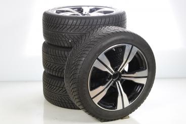 Juego completo de ruedas de invierno de aleación de 18 pulgadas con neumáticos Goodyear para Clase C 206, original Mercedes-Benz