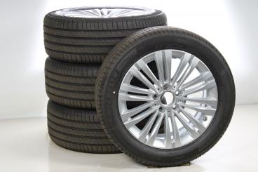 Juego completo de ruedas de verano de aleación de 17 pulgadas con neumáticos Michelin para Clase C 206, original Mercedes-Benz
