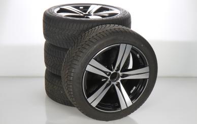 Juego completo de ruedas de invierno de aleación de 18 pulgadas con neumáticos Goodyear para Clase C 206, original Mercedes-Benz