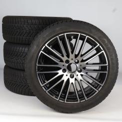 Juego completo de ruedas de invierno de aleación de 18 pulgadas con neumáticos Goodyear para Clase C 206, original Mercedes-Benz