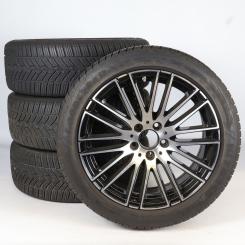 Juego completo de ruedas de invierno de aleación de 18 pulgadas con neumáticos Goodyear para Clase C 206, original Mercedes-Benz