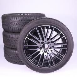 Juego completo de ruedas de invierno de aleación de 18 pulgadas con neumáticos Pirelli para Clase C 206, original Mercedes-Benz