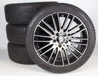 Juego completo de ruedas todas las estaciones de aleación de 18 pulgadas con neumáticos Goodyear para Clase C 206, original Mercedes-Benz