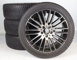 Juego completo de ruedas de invierno de aleación de 18 pulgadas con neumáticos Kumho para Clase C 206, original Mercedes-Benz