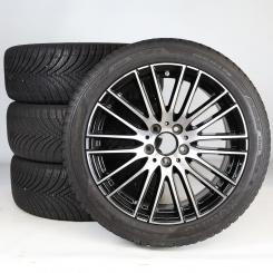 Juego completo de ruedas de invierno de aleación de 18 pulgadas con neumáticos Kumho para Clase C 206, original Mercedes-Benz