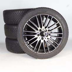 Juego completo de ruedas de invierno de aleación de 18 pulgadas con neumáticos Kumho para Clase C 206, original Mercedes-Benz