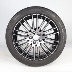 Juego completo de ruedas de invierno de aleación de 18 pulgadas con neumáticos Pirelli para Clase C 206, original Mercedes-Benz