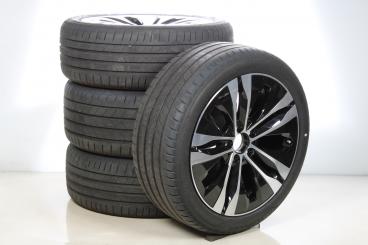 Juego de ruedas completas de aluminio de 18 pulgadas BRIDGESTONE Clase C 206 