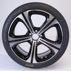 Rueda completa Alu GOODY/EagleF1Asymmetric5, llanta de 5 rad 