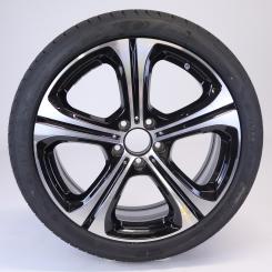 Rueda completa Alu GOODY/EagleF1Asymmetric5, llanta de 5 rad 